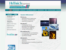 Tablet Screenshot of ing-helfrich.de